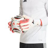 adidas Copa Pro Fingersave Goalkeeper Soccer Glove - White/Red/Black