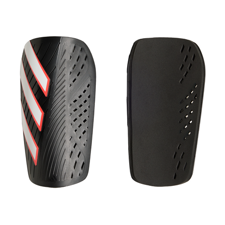adidas Tiro Club Soccer Shin Guards - Black/White/Red