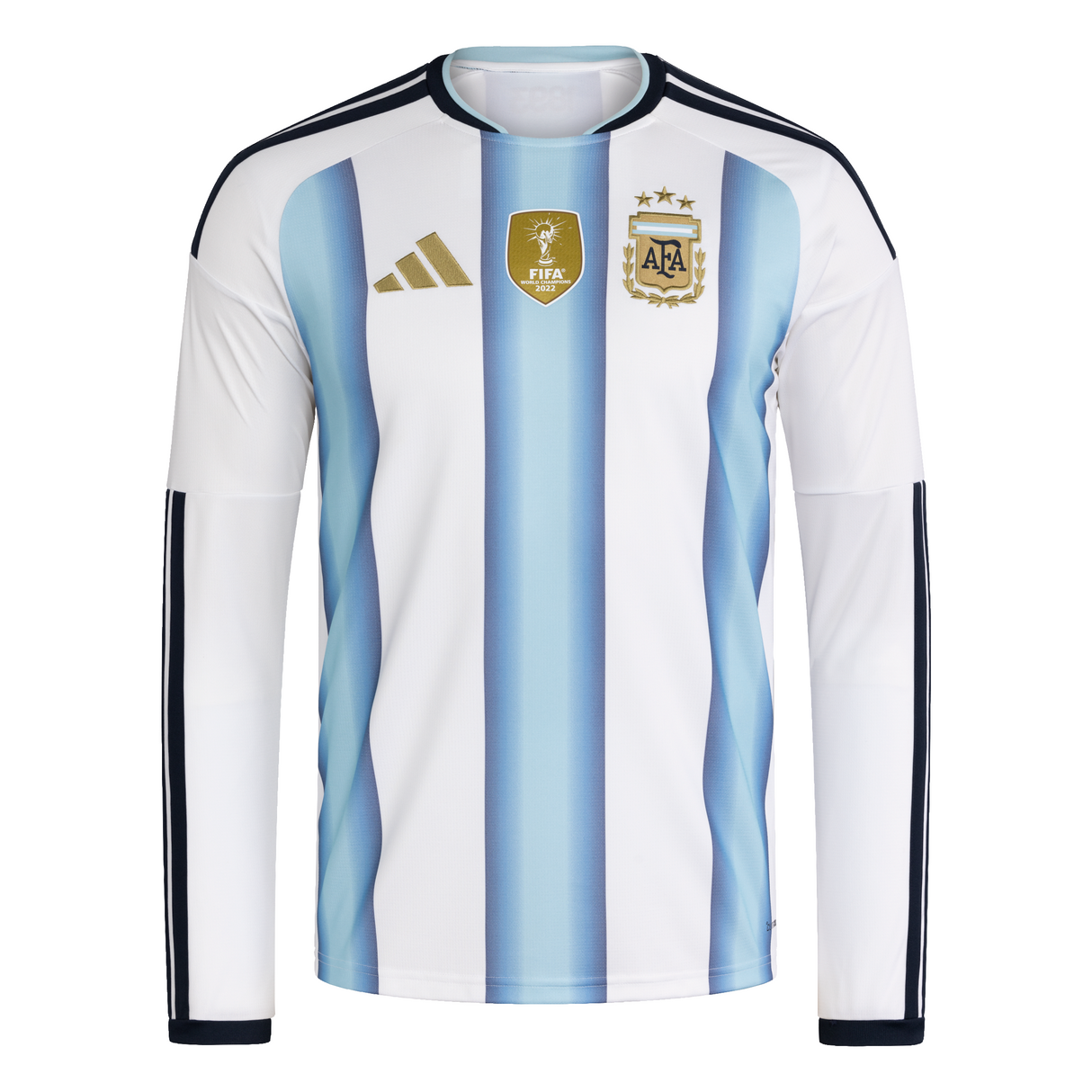 adidas Argentina Home Long Sleeve Men's Soccer Jersey 26 - White/Blue