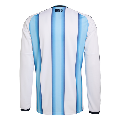 adidas Argentina Home Long Sleeve Men's Soccer Jersey 26 - White/Blue