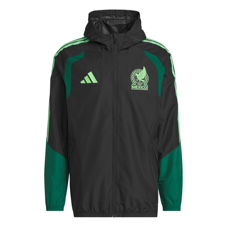 adidas Mexico 26 Tiro All Weather Men's Soccer Jacket - Black