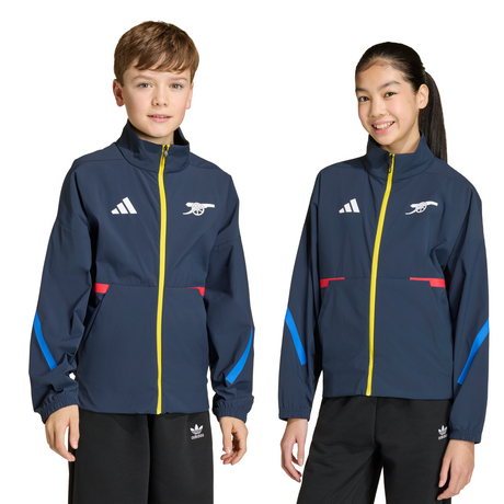 adidas Arsenal FC Z.N.E Youth Anthem Soccer Jacket - Navy