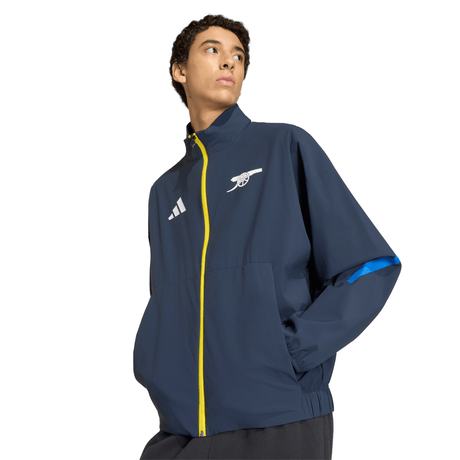 adidas Arsenal FC Z.N.E. Anthem Men's Soccer Jacket - Night Navy