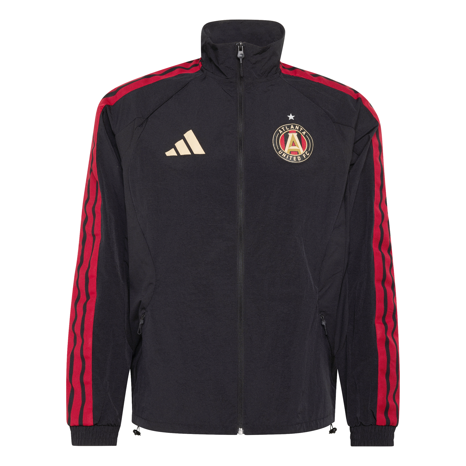 adidas Atlanta United FC Anthem Men's Soccer Jacket - Black/Gold