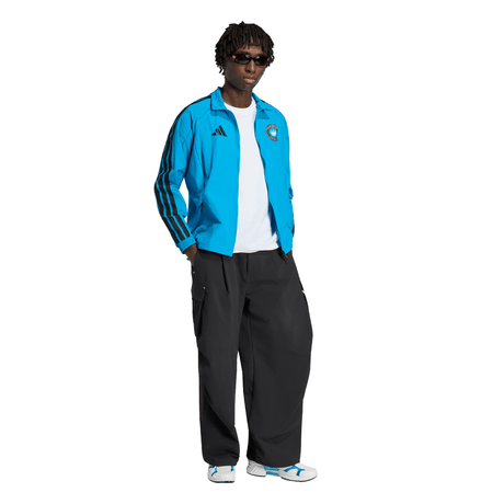 adidas Charlotte FC Anthem Men's Soccer Jacket - Blue/Black