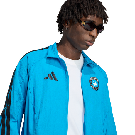 adidas Charlotte FC Anthem Men's Soccer Jacket - Blue/Black