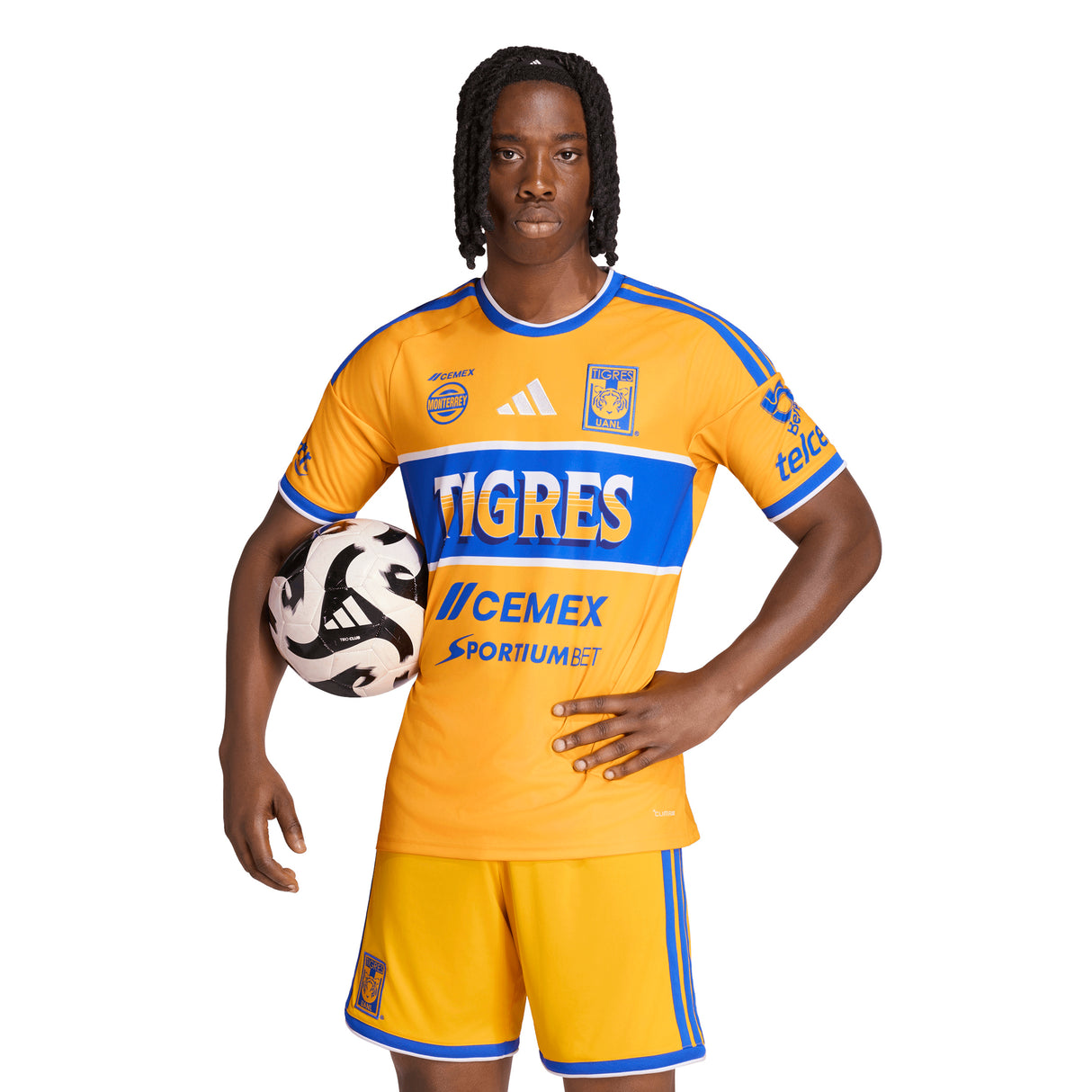 adidas Tigres UANL Home Men's Soccer Jersey 26/27 - Gold