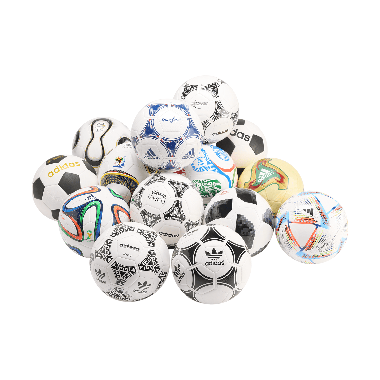adidas Historical Set World Cup Soccer Ball - Multicolor