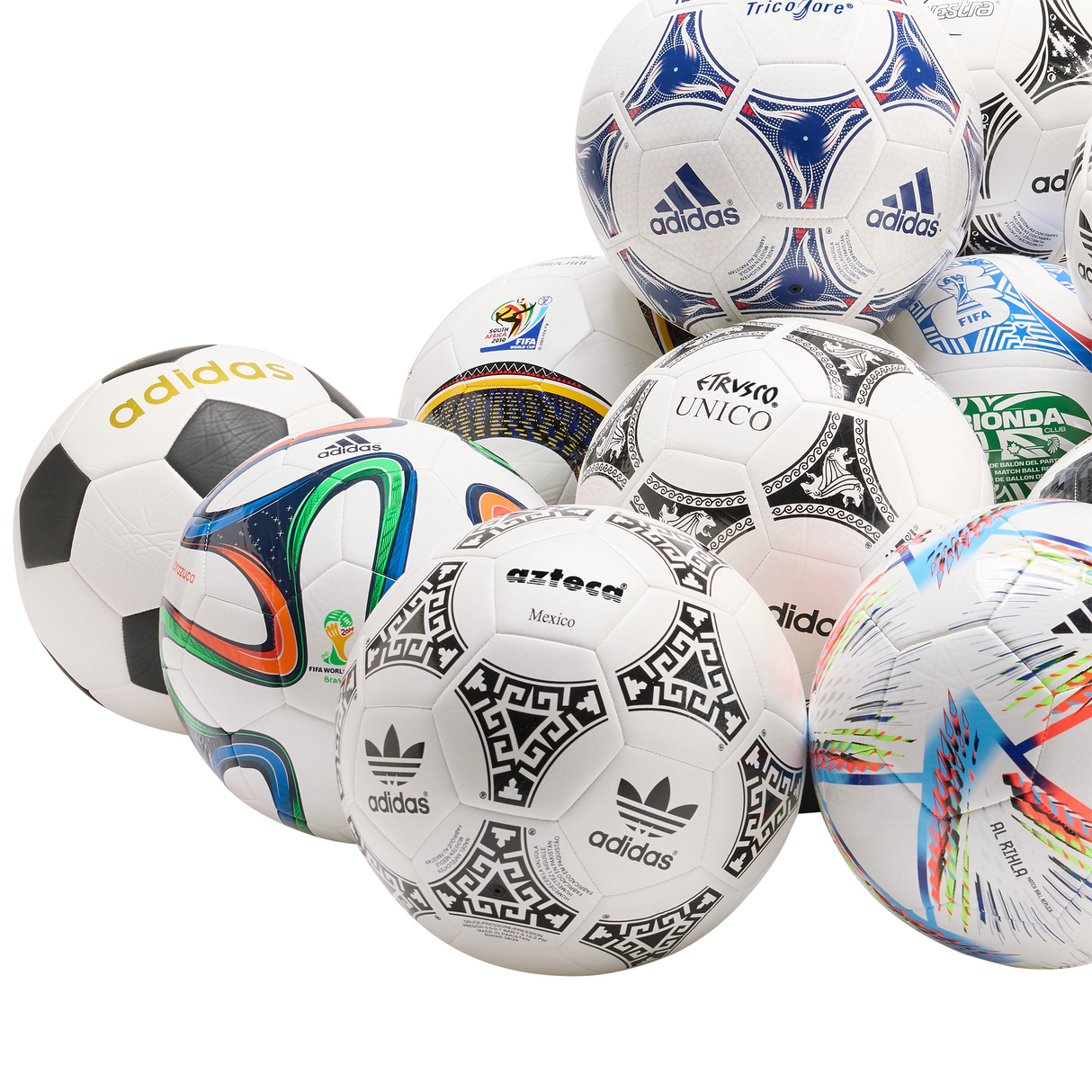 adidas Historical Set World Cup Soccer Ball - Multicolor