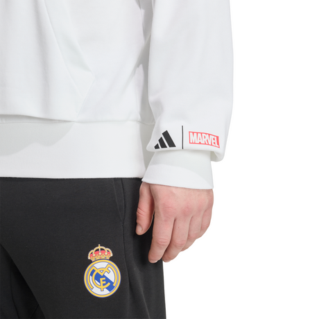 adidas Real Madrid Avengers Men´s Soccer Hoodie - White