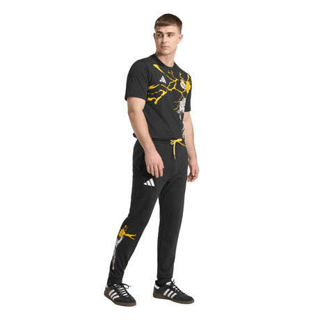 adidas Real Madrid Avengers Men's Soccer Tracksuit Bottoms - Black