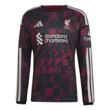 adidas Liverpool FC Third Long Sleeve Men's Soccer Jersey 26/27 - Black