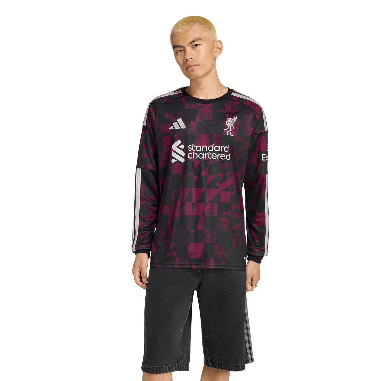 adidas Liverpool FC Third Long Sleeve Men's Soccer Jersey 26/27 - Black