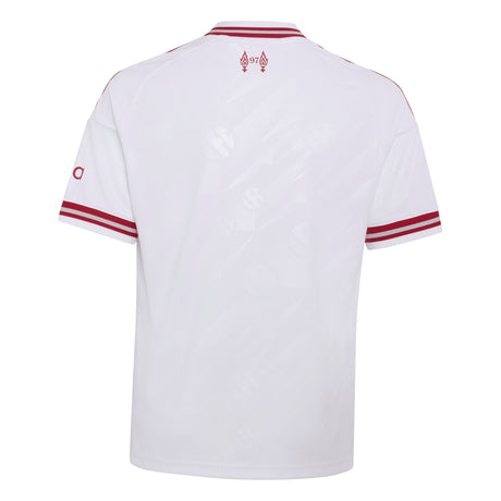 adidas Liverpool FC Away Youth Soccer Jersey 26/27 - White