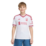 adidas Liverpool FC Away Youth Soccer Jersey 26/27 - White