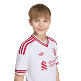 adidas Liverpool FC Away Youth Soccer Jersey 26/27 - White