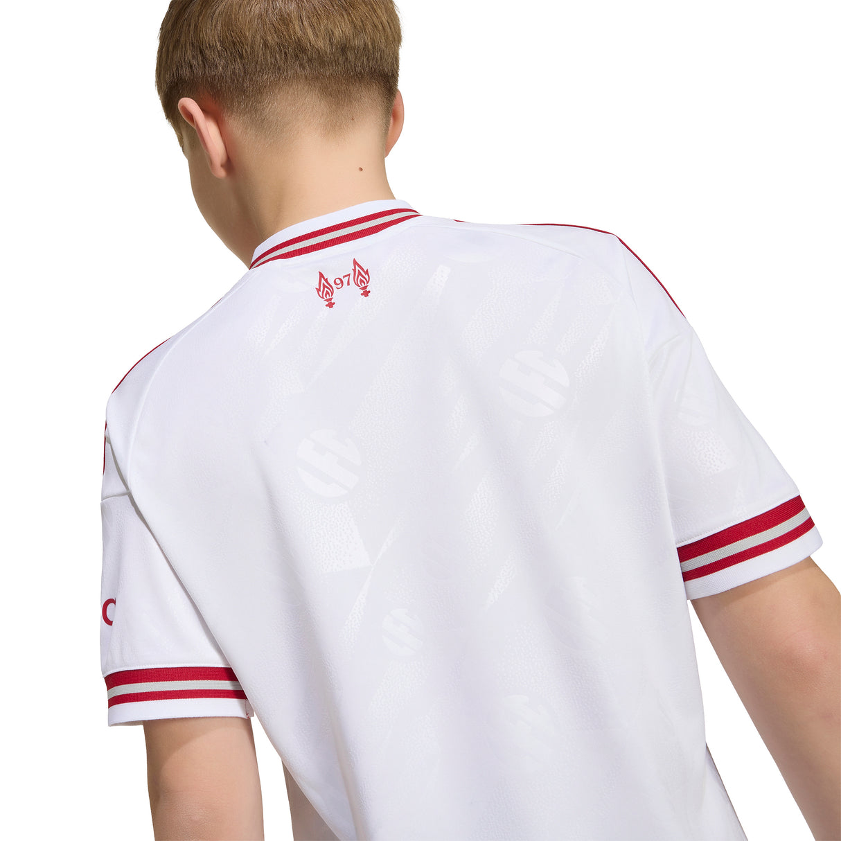 adidas Liverpool FC Away Youth Soccer Jersey 26/27 - White