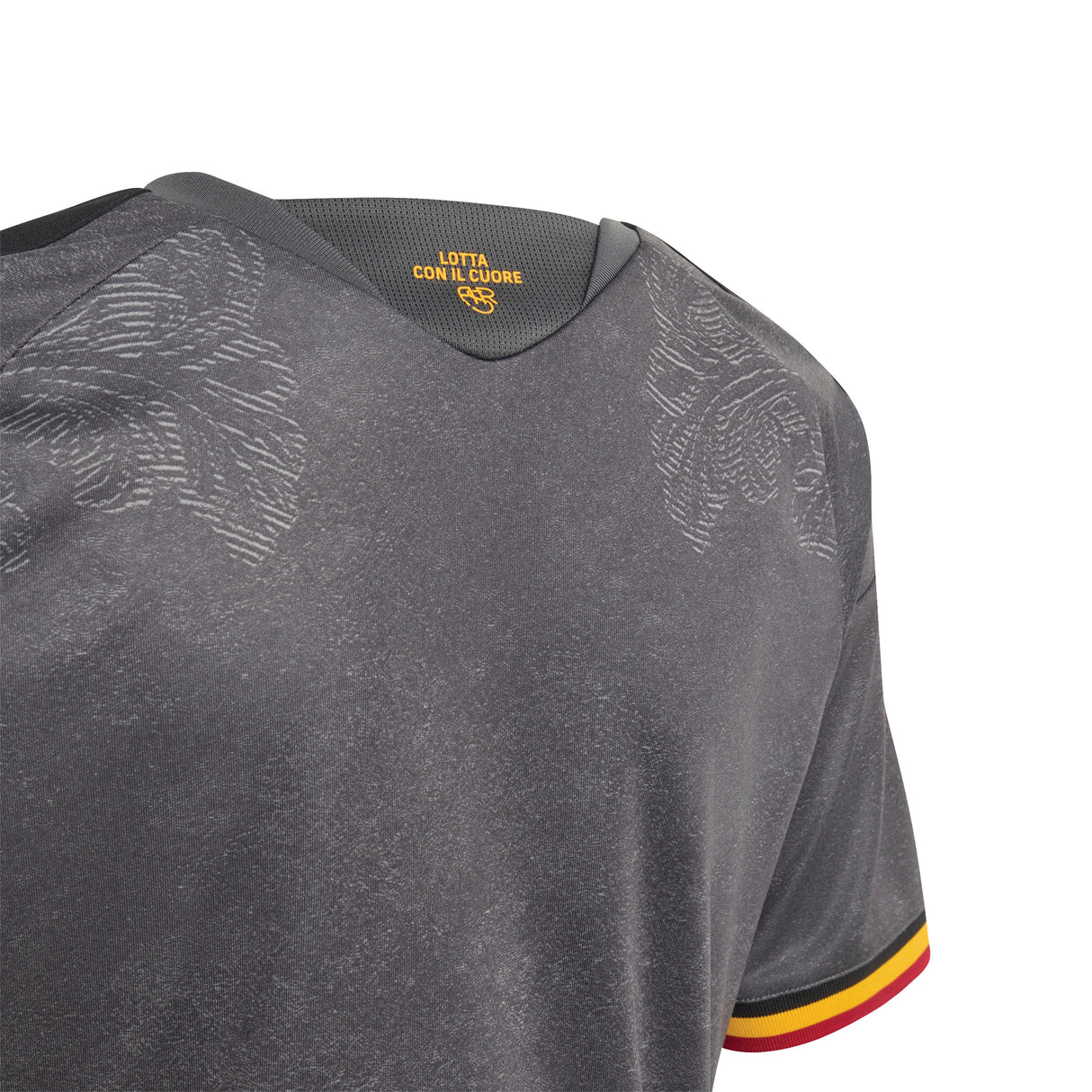 adidas AS Roma Third Youth Soccer Jersey 26/27 - Grey
