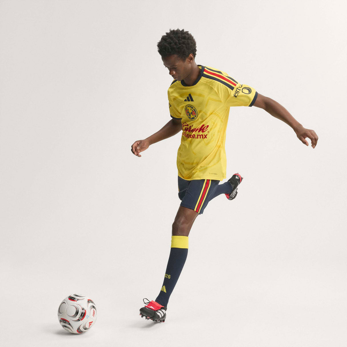 adidas Club America Home Authentic Soccer Jersey 26/27 - Yellow