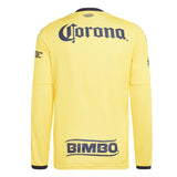 adidas Club America Home Long Sleeve Men's Soccer Jersey 26/27 - Yellow