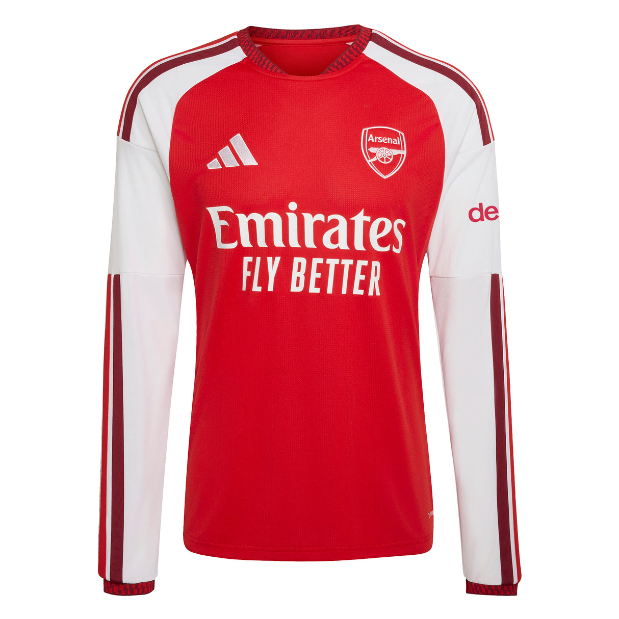 adidas Arsenal FC Home Long Sleeve Men's Soccer Jersey 26/27 - Red/White