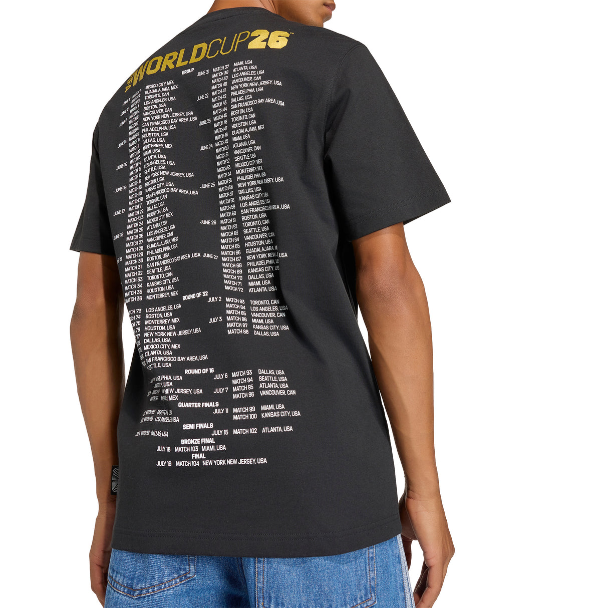 FIFA World Cup 26™ World Cup Tour Men's Soccer T-Shirt - Black