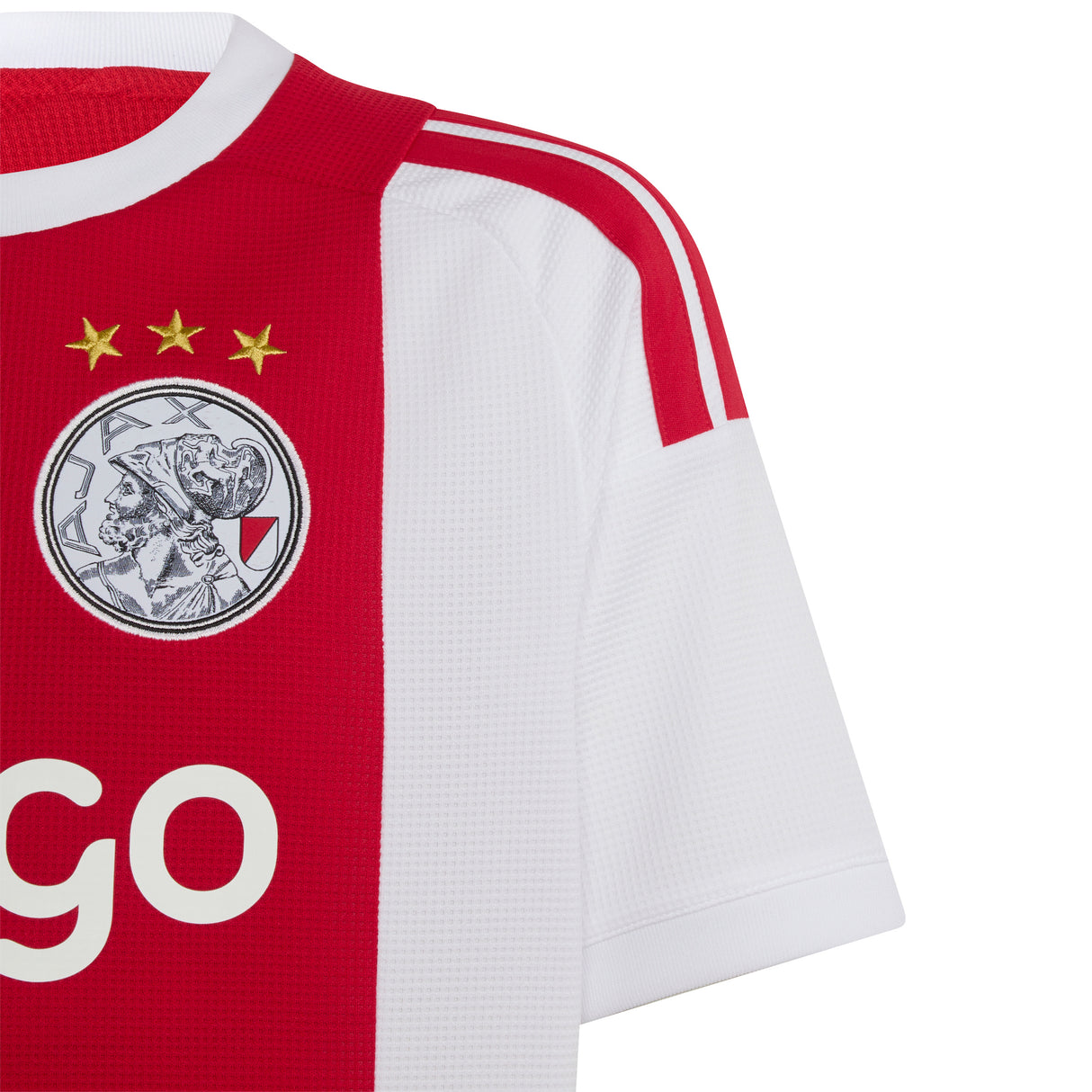 adidas Ajax Amsterdam Home Youth Soccer Jersey 26/27 - White