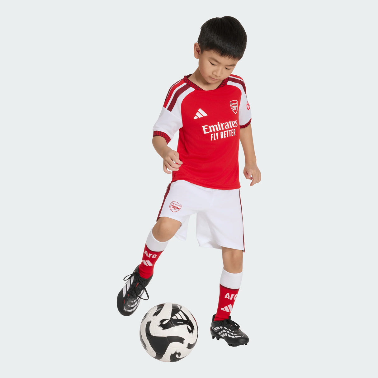 adidas Conjunto Mini Home Arsenal FC Niños 26/27 - Escarlata