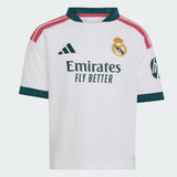adidas Conjunto de Miniequipación de Fútbol Real Madrid Local 26/27 para Niños Pequeños - Blanco