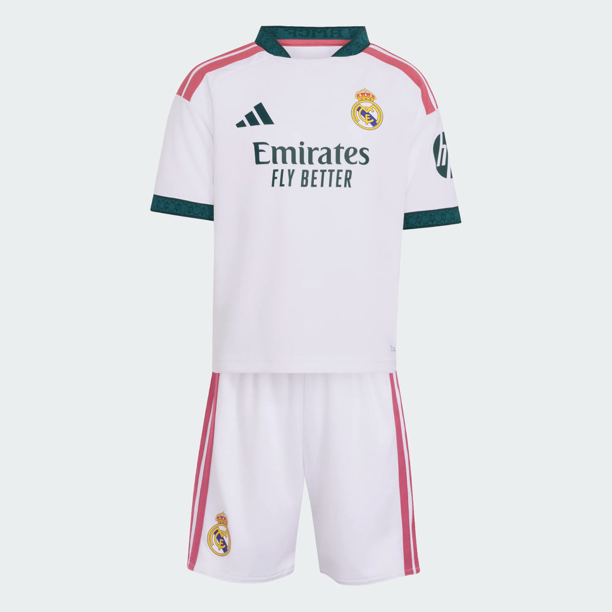 adidas Conjunto de Miniequipación de Fútbol Real Madrid Local 26/27 para Niños Pequeños - Blanco