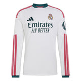adidas Real Madrid Home Long Sleeve Men's Soccer Jersey 26/27 - White