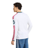 adidas Real Madrid Home Long Sleeve Men's Soccer Jersey 26/27 - White