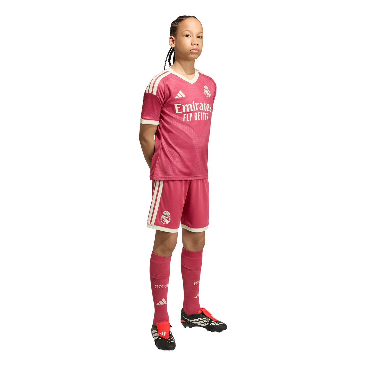 adidas Real Madrid Third Youth Soccer Jersey 26/27 - Pink