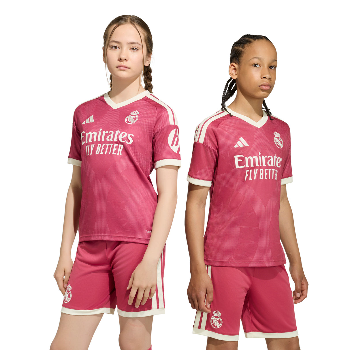 adidas Real Madrid Third Youth Soccer Jersey 26/27 - Pink