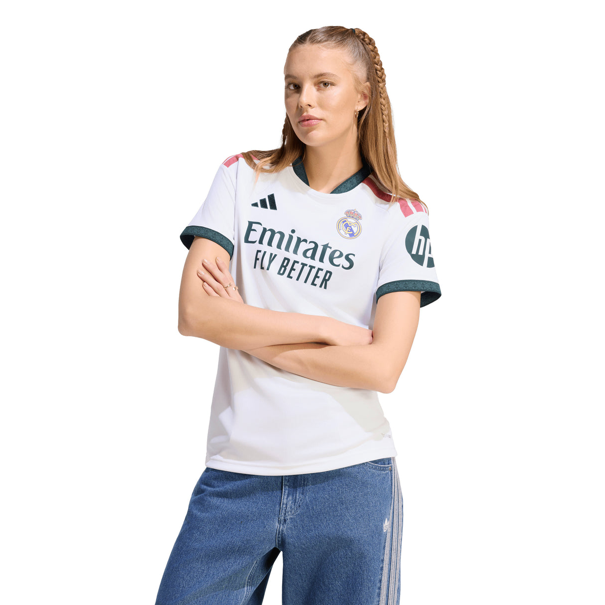 Camiseta de fútbol de la primera equipación del Real Madrid para mujer adidas 26/27 - Blanco