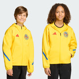 Chaqueta de fútbol adidas Club América Z.N.E. Anthem - Amarillo