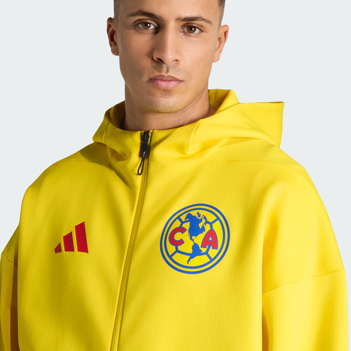 Chaqueta de fútbol adidas Club América Z.N.E. Anthem - Amarillo
