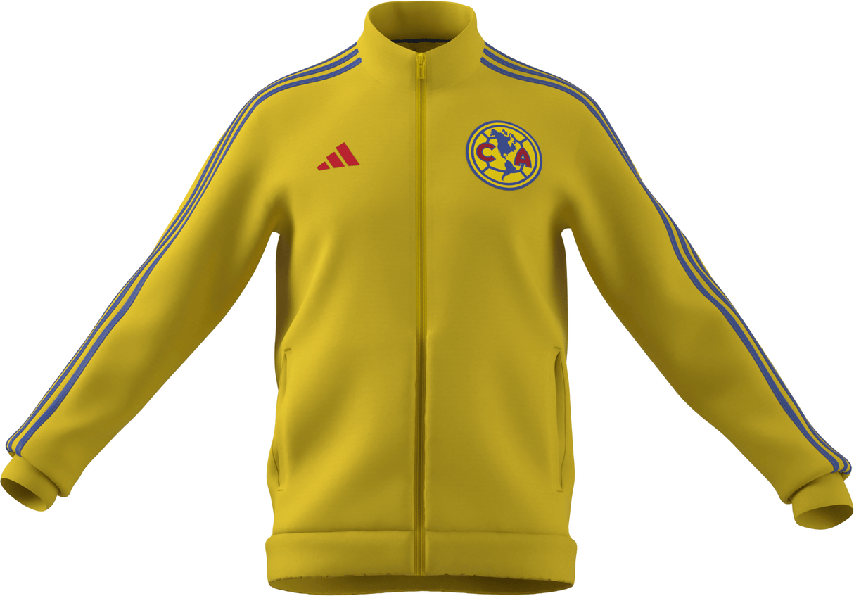 adidas Club America DNA Track Top Men's Soccer Jacket - Yellow