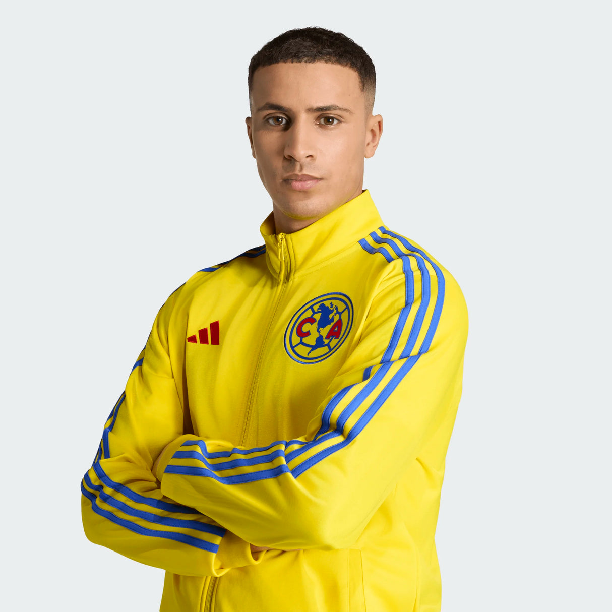 adidas Club America DNA Track Top Men's Soccer Jacket - Yellow