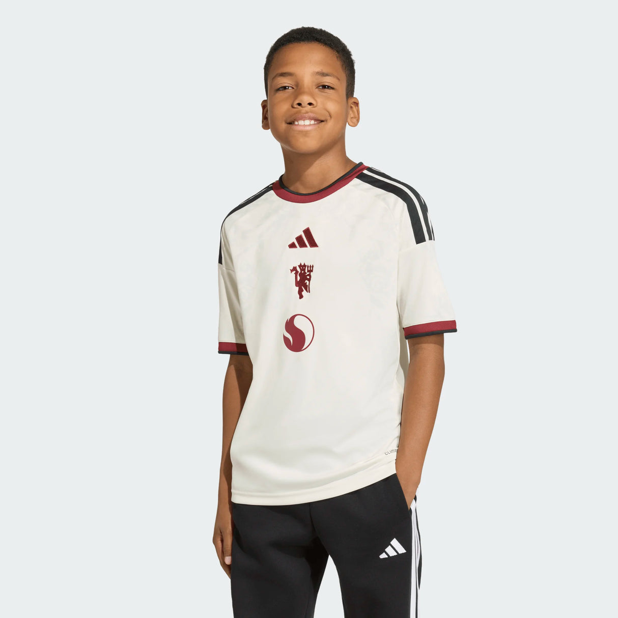 adidas Manchester United Third Youth Soccer Jersey 26/27 - Ivory