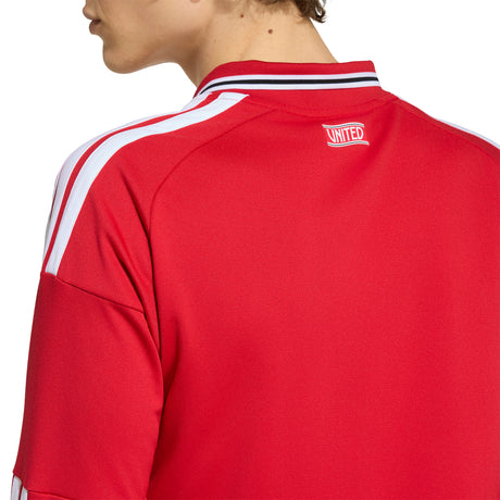 adidas Manchester United Home Long Sleeve Men's Soccer Jersey 26/27 - Red/White