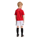 adidas Manchester United Home Soccer Mini Kids Set 26/27 - Red