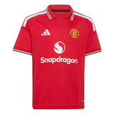 adidas Manchester United Home Youth Soccer Jersey 26/27 - Red
