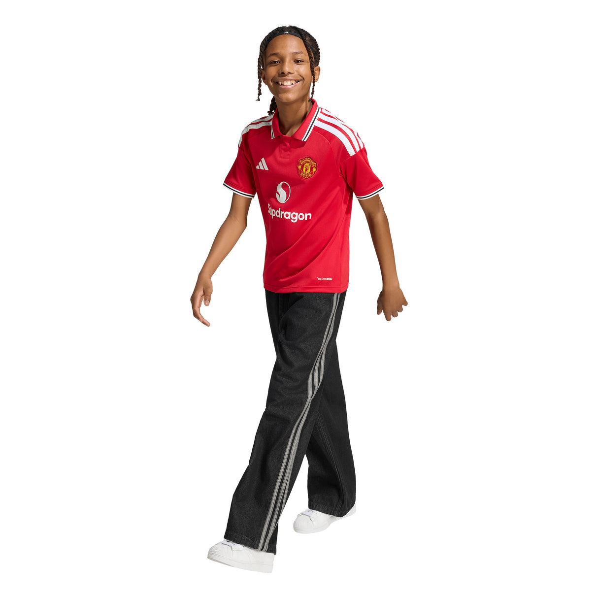 adidas Manchester United Home Youth Soccer Jersey 26/27 - Red