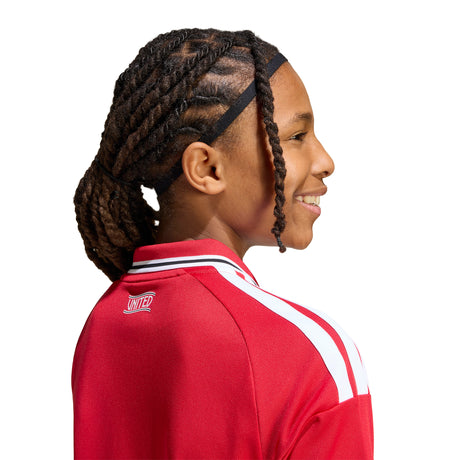 adidas Manchester United Home Youth Soccer Jersey 26/27 - Red