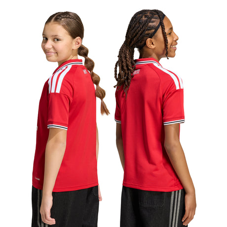 adidas Manchester United Home Youth Soccer Jersey 26/27 - Red
