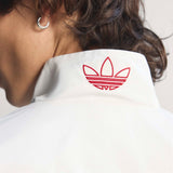 Chaqueta de chándal de fútbol tejida con gráfico adidas para hombre - Blanco