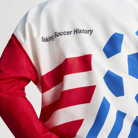 adidas Graphic Woven Men's Soccer Track Top -White