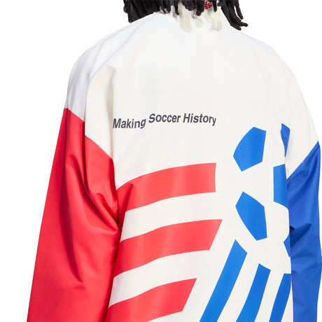 adidas Graphic Woven Men's Soccer Track Top -White
