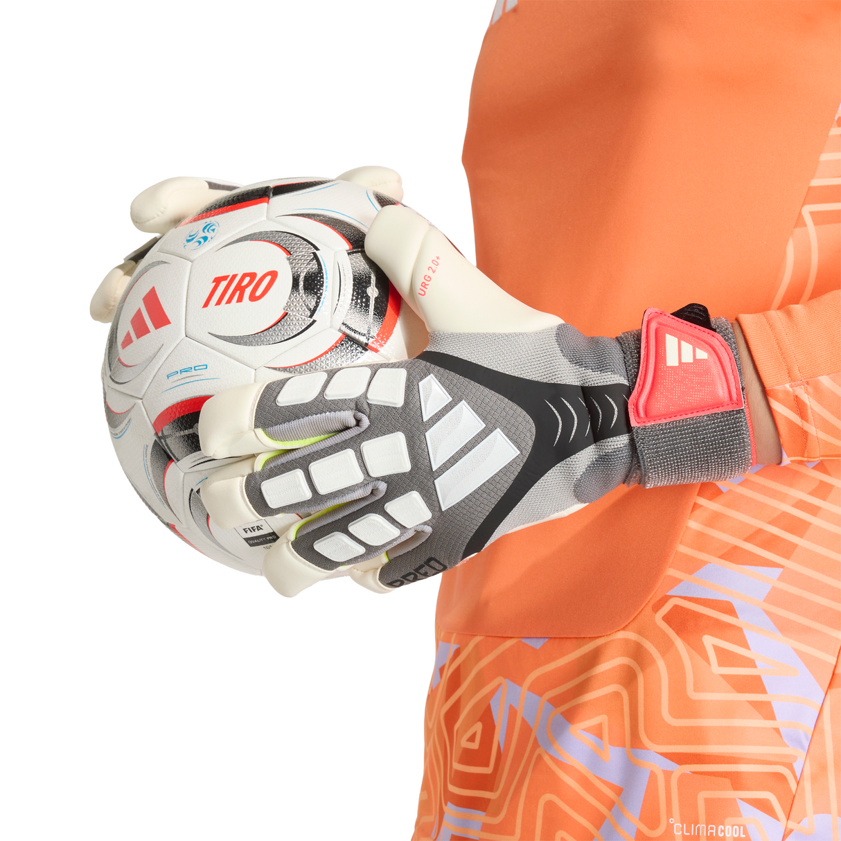 Guante de portero de fútbol adidas Predator Pro Hybrid - Gris